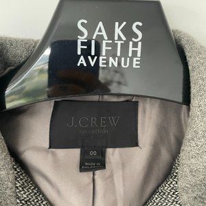 J. Crew Petite Grey Wool Coat